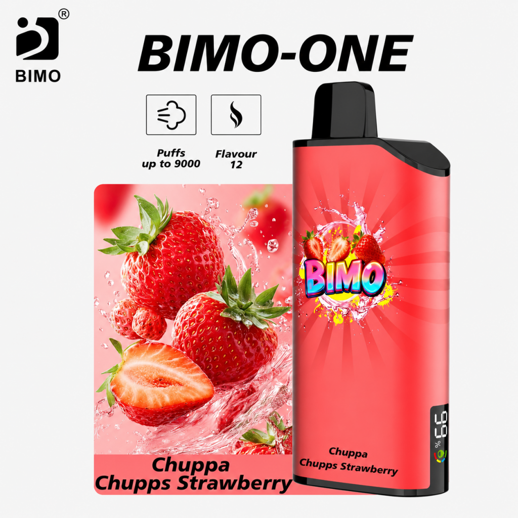 BIMO ONE 9000 Chuppa Chupps Strawberry