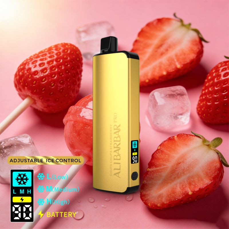 ALIBARBAR PRO 12000 Ice Adjust Chupa Chups Strawberry