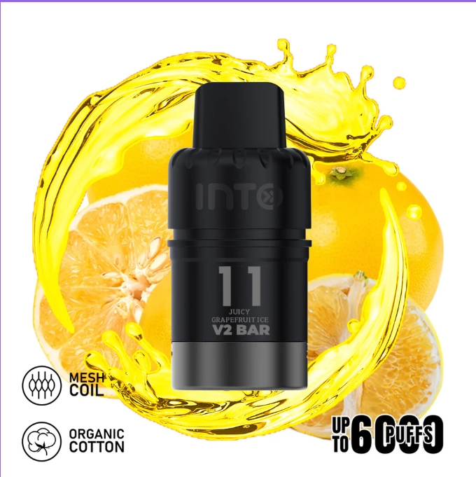INTO V2 Juicy Grapefruit Ice (POD ONLY NO MORE BATTERY)