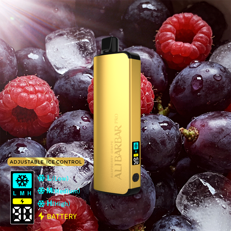 ALIBARBAR PRO 12000 Ice Adjust Raspberry Grape