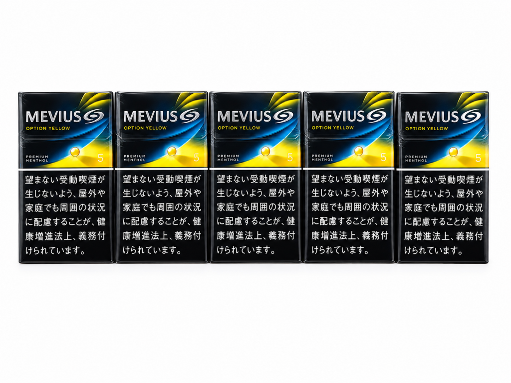MEVIUS Option Yellow 5 Premium Menthol