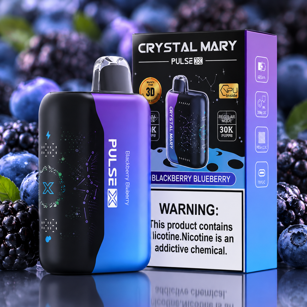 CM VAPE Pulse X 30000 Puffs Blackberry Blueberry