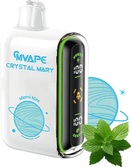 Mvape Crytral Mary 20K Puff Miami Mint