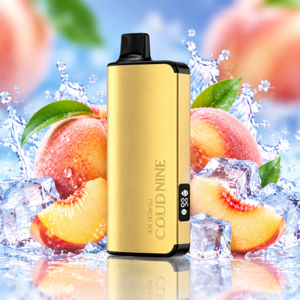 Cloud Nine 9000 Puff Peach Ice