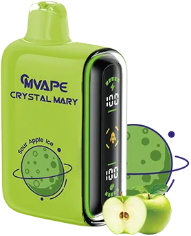 Mvape Crytral Mary 20K Puff Sour Apple lce