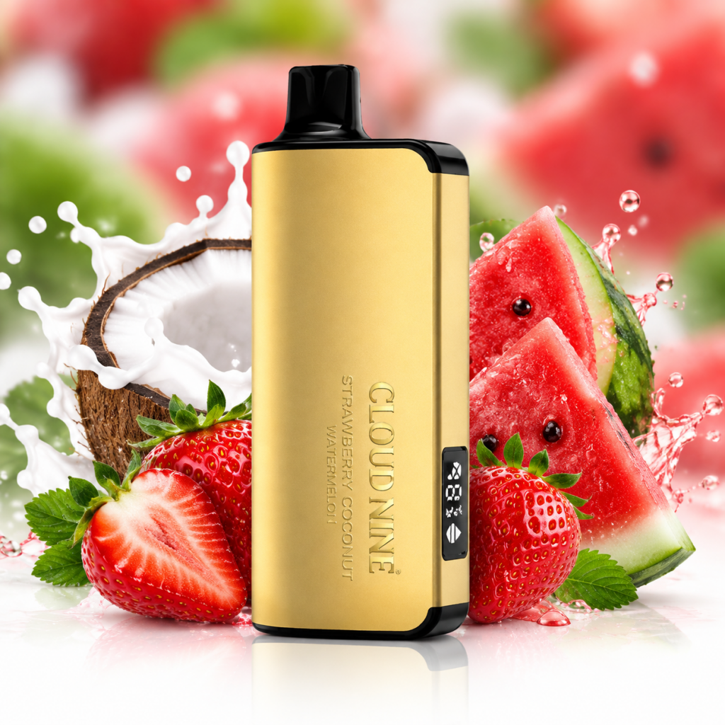 Cloud Nine 9000 Puff Strawberry CoConut Watermelon