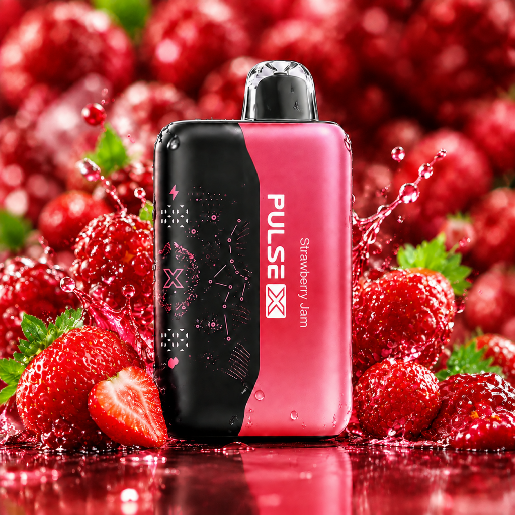 CM VAPE Pulse X 30000 Puffs Strawberry Jam