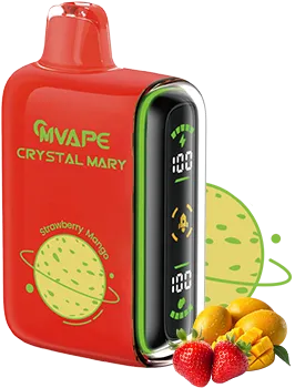 Mvape Crytral Mary 20K Puff Strawberry Mango