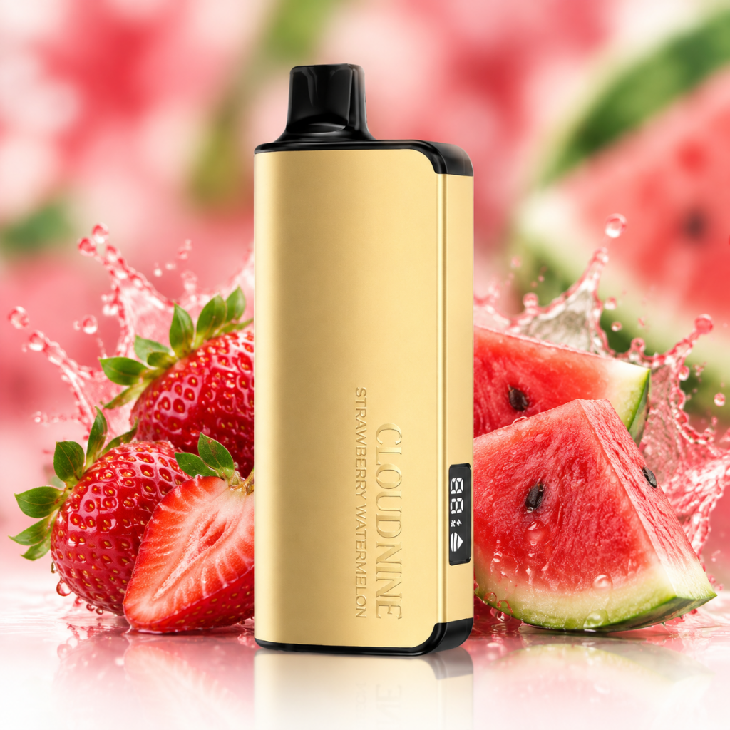 Cloud Nine 9000 Puff Strawberry Watermelon