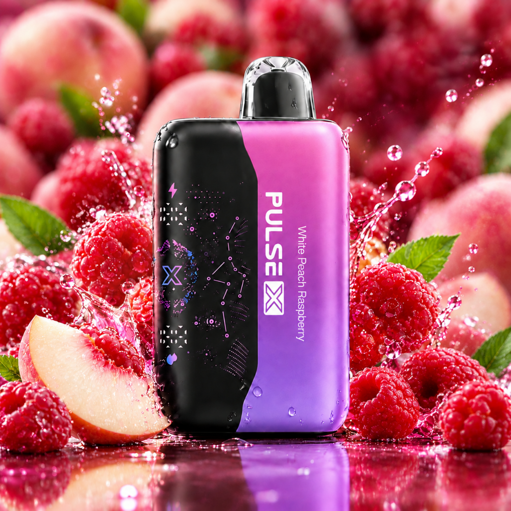 CM VAPE Pulse X 30000 Puffs WhitePeach Raspberry